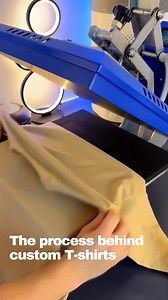 8.5K views · 31 reactions | This is how custom T-shirts are made using heat-press printing #heatpress #tshirtprinting #customapparel #printshop #productionprocess | Xin xin Technology | Facebook