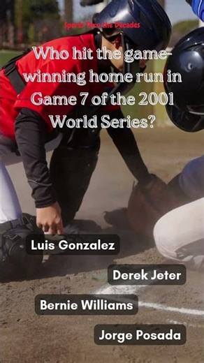 Baseball Trivia from the 2000s 7 #baseball #sports #trivia #sportstrivia #mlbbaseball #mlbtrivia