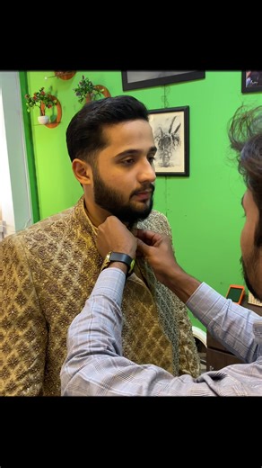 Groom's Hair Styling at Hair Icon Salon by Ali Hashmi