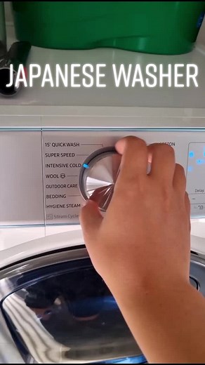 Can your washing machine do this too? #tokyodrift #washingmachine #japan #fyp