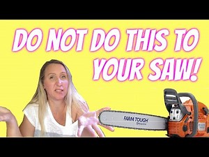 How to EASILY unlock the chain brake on your Husqvarna chainsaw