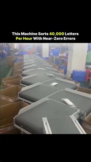 Modern mail-sorting machines can process thousands of letters per minute with near-perfect accuracy