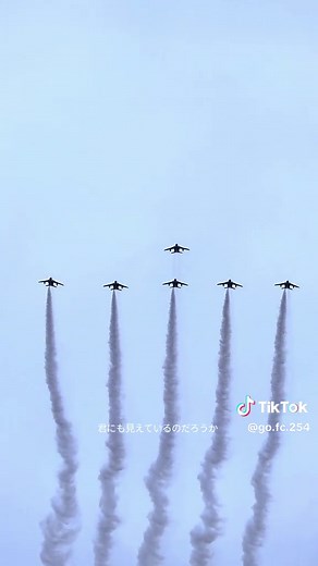 ブルーインパルスと空飛ぶ広報室のコラボ