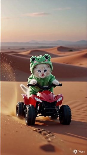 This ATV Cat is the King of Off-Road! 👑