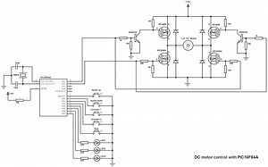 DC Motor speed and direction control with PIC16F84A and CCS C