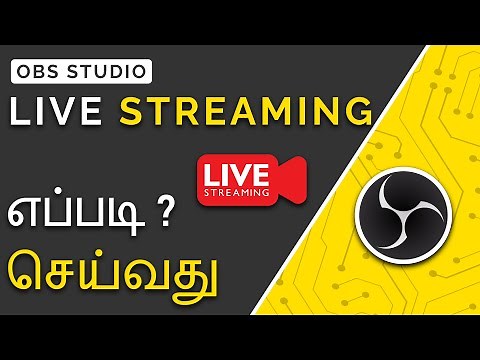 OBS Live Stream Tutorial in Tamil