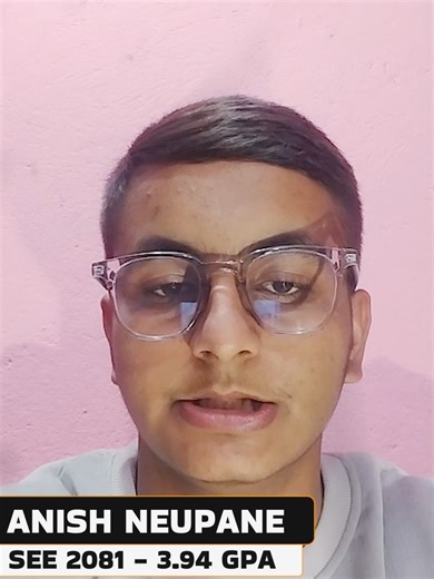 🎤 Experience Sharing Session | Saraswati Puja Special 📚 Hear it directly from SEE 2081 high GPA achiever Anish Neupane (GPA: 3.94) as he shares his personal exam strategies and time-management tips to help you perform smarter and better in your SEE exams. 🗓 Date: Magh 9, 2082 ⏰ Time: 6:00 PM – 6:30 PM 📍 Platform: Live Class (Ambition Guru App) #see #AmbitionGuru #freeclasses #SEEstudents #SEE #SEE2082 #SEEPreparation #fypnepal