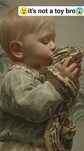 😱baby is playing with real snake😱#shorts#animation#music#youtubeshorts#fragmentslowed #punk#trending