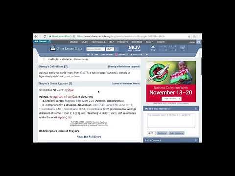 A tutorial to Study the Bible with the Blue Letter Bible