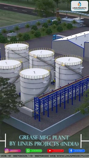 Grease Manufacturing Plant 360° View | 3D Animation