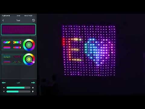 LED Decoration RGB curtain Smart Lights App Controlled String F