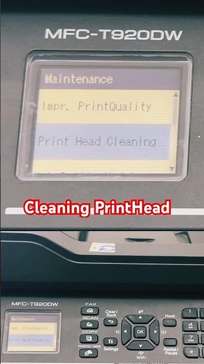 Print Head Cleaning Brother DCP T920dw #cleaningbrother #printheadcleaning #cleaning