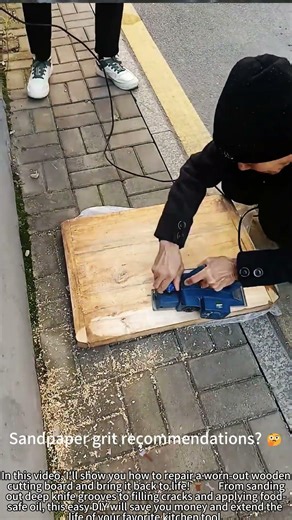 Fix Your Cutting Board: Easy DIY Restoration! 🪵🔧