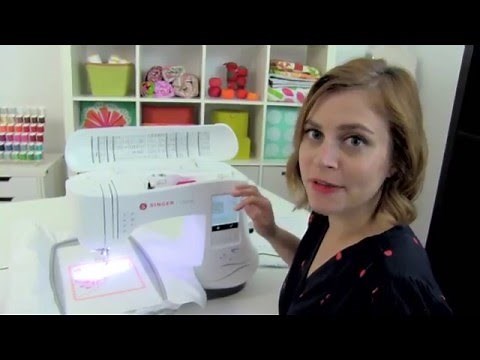 SINGER® LEGACY™ SE300/SE340 Sewing & Embroidery Machine - Selecting & Stitching a Design
