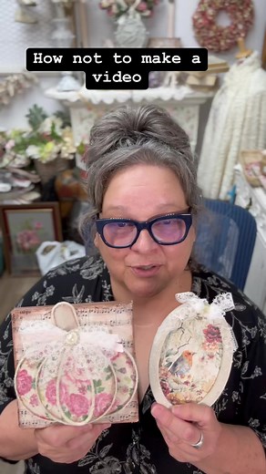 Behind the scenes of making a video for Decoupage Week 😂. #bloopers #funny #makingashort | Crafty DIYer