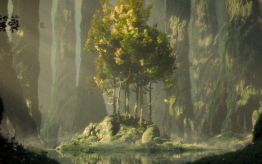 CG教程 使用Speedtree Houdini Maya制作逼真的自然场景[中英双字]