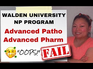Taking Advanced Patho and Pharm TOGETHER! Walden University NP Program
