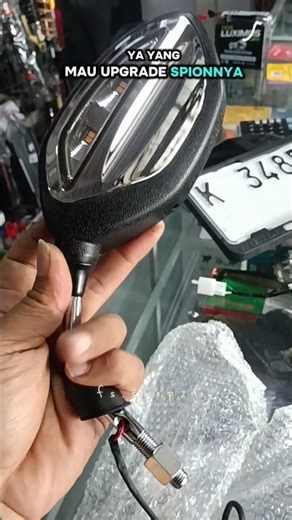 It's safer to use this turn signal mirror #hondaturnsignalmirror #motorcyclemirror #ahmmirror