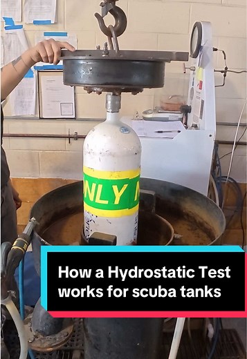 Sweetwater Scuba (@kenny_dyal) - Watch a Scuba Tank get a Hydrostatic Test AND a Visual Inspection in real life 🤿👀👌 #scubatank #scubatiktok #scubabeer #howthingswork #techdiving #commercialdiving #scubadivingwithkenny