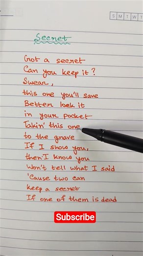 Secret by The Pierces Lyrics 🎶#shorts #secret #songlyrics #viralvideo