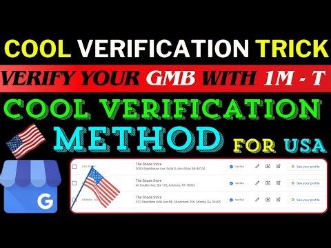 GMB verification latest version 😲 COOL verification method || without video and without postcard
