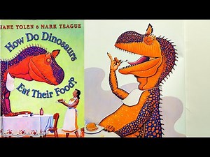 Kids Read Along in English | How Do Dinosaurs Eat Their Food | Story Telling | Learning with fun