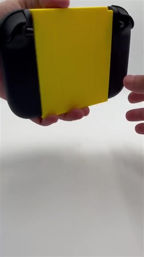 Yellow Gameboy Joy Con 2 Controller Grip: Magnetic Switch 2 Holder With Holographic Sticker - Etsy