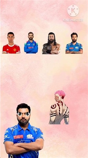 Cristiano ronaldo 🆚 King kohli 🆚 Roman reins 🆚 Hitman Comparision short? #camparison #shorts