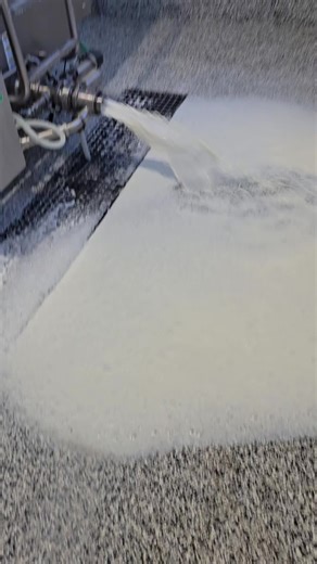 Dumping milk because the ferry can't bring over the milk truck. It's been 3 days since the ferry has been down and here we are the day before Christmas dumping 10,000 liters of perfectly good milk. Merry Christmas too us. 😫 #mto #dairyfarm #canada #christmas #milk