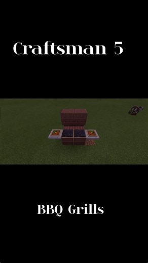 Craftsman 5 BBQ grills #craftsman5 #miniecraft #gaming #shortsfeed #ytshorts