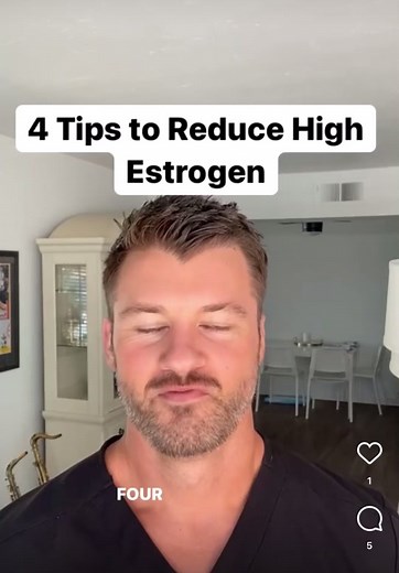 4 Tips to Reduce High Estrogen 1. Adequate Fiber - fiber promotes the detoxification and clearance of estrogen and inhibits beta glucuronidase which decreases the reabsorption of estrogen in the body 2. DIM (diindolylmethane) - can be found in cruciferous vegetables and supports the liver's ability to clear estrogen 3. Avoid xenoestrogens like plastics and BPA since these can mimic estrogen in the body. 4. Reduce body fat - adipose tissue contains higher levels of aromatase which converts testos