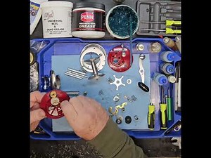 Vintage reel repair; Penn 209 Level Wind, clean and lube!