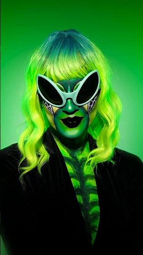 ALIEN MAKEUP 👽 FOR HALLOWEEN