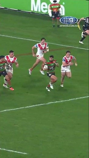 Selfless from AJ to set up Jye Gray. ❤️ #9WWOS #NRL