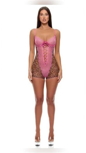 Best-seller: Animal Instincts Sheer Mesh Romper