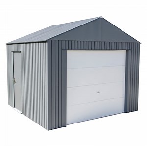 Sojag 12-ft W x 10-ft L Peaked Garage Building Lowes.com