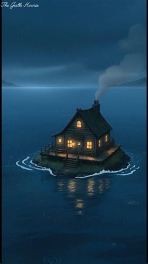 Peaceful Island 🏝️ Life #ghiblistyle #shorts #cozyasmr