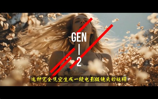 AI进化4个月，gen-2直接生成4K电影。