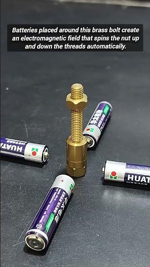 How Batteries Create Magnetic Fields To Move Metal Parts