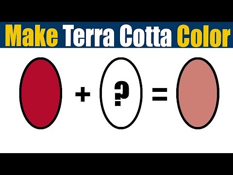 How To Make Terra Cotta Color - What Color Mixing To Make Terra Cotta