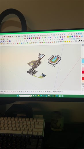 Stunning Aerial Render for Architecture Thesis Presentation