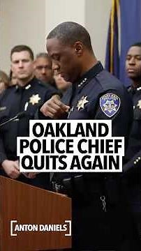 Oakland is in shambles, police chief quit after only 2 years on the job, losing 67 officers a month
