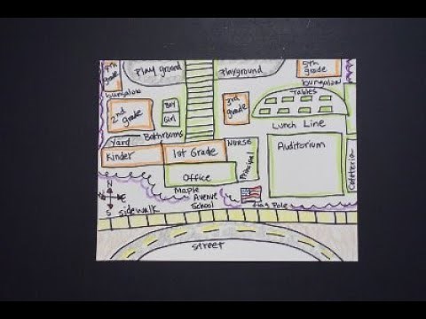 Let's Draw a Map of a School!