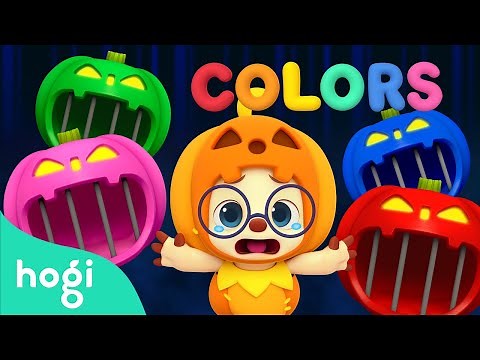 Learn Colors with Colorful Five Pumpkin Prisons｜Halloween Colors 🎃｜Hogi Halloween