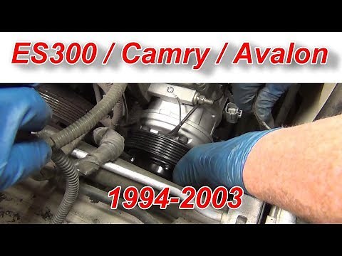 Toyota, Lexus AC Compressor How to Replace Part 1 of 2 Camry ES300 Avalon