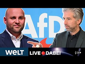 TÜBINGEN: Showdown mit AfD! Boris Palmer und Markus Frohnmaier im Streitgespräch | WELT LIVE DABEI
