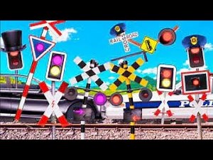 Japanese Railroad Crossing (踏切) Animation | Realistic Train Sounds #RailroadFimikiriTv #14