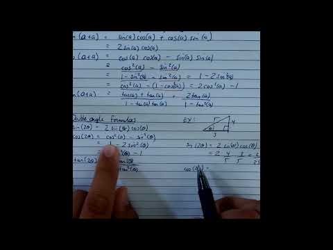 Trigonometry Section 3.3 Double Angle, Half Angle, and Power Reduction Formulas