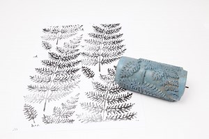 Bold Fern Pattern, Fern for Wall Decoration With Vintage Pattern Roller / Texture Roller / Paint Roller 257 KHH - 15cm / 6" - Etsy Australia