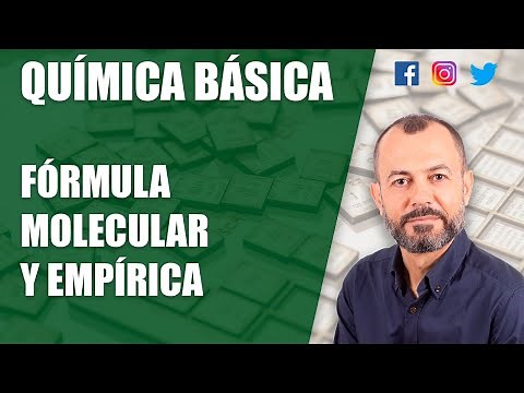 Fórmula empírica y molecular, ejemplos resueltos - rápido y fácil
